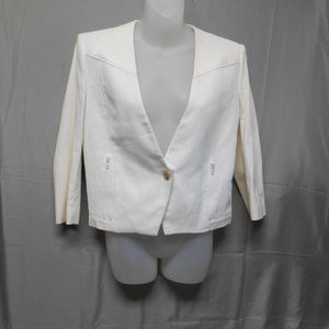 NWT Helmut Lang cream white jacket women’s size 4
